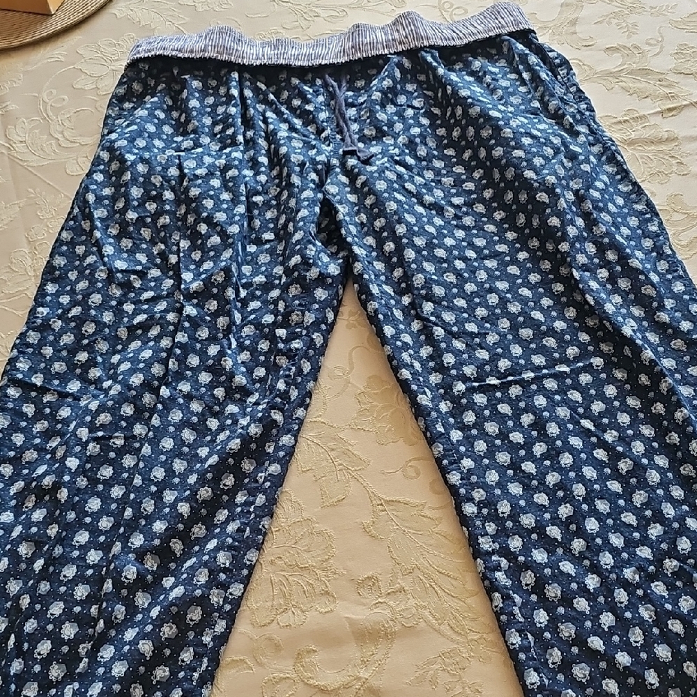 English Laundry Navy Floral Pajama Pants